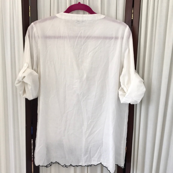 Larsen Gray embroidery tunic top - Picture 5 of 5